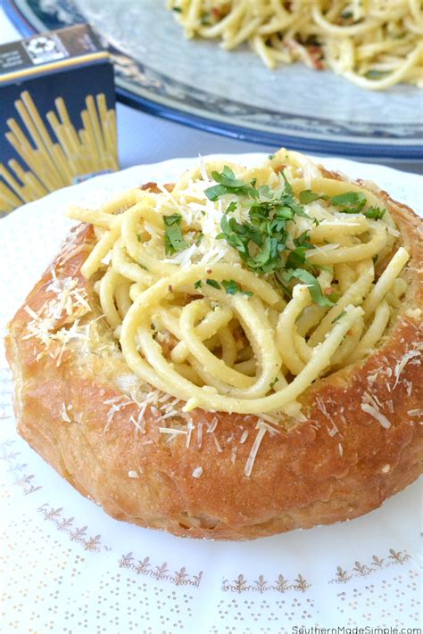 Pasta bread bowl. Things To Know About Pasta bread bowl. 